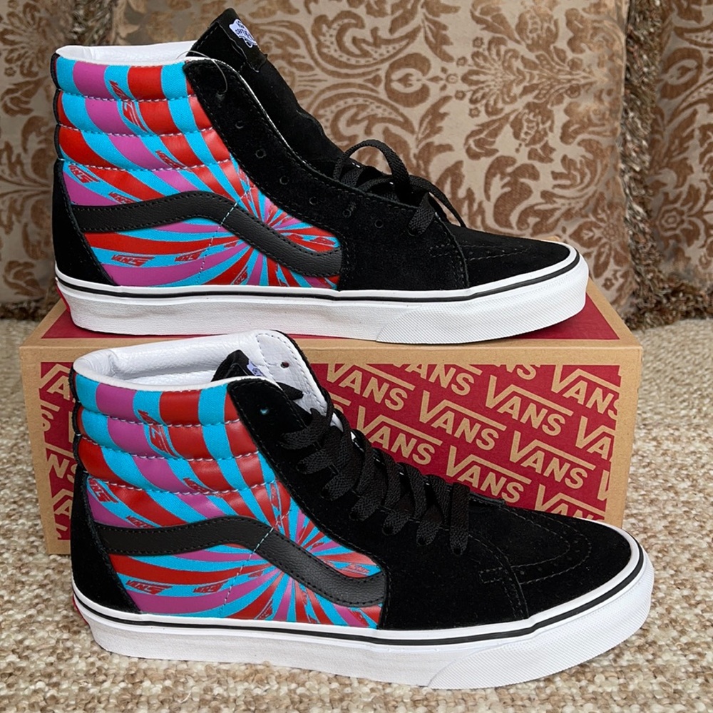 Vans Sk8-Hi Retro Mart Black/True White WMNS - Picture 1 of 16